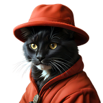 cat, domestic animal, portrait, pet, mammal, whiskers, fur, cap, animal, coat